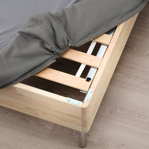 Ikea LYNGÖR - Slatted base for mattress, dark grey,90x200 cm