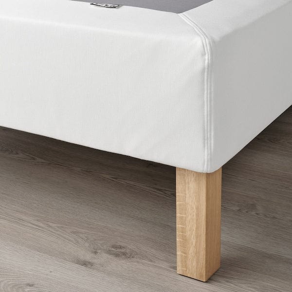 Ikea LYNGÖR - Base for slatted mattress/legs, white,140x200 cm
