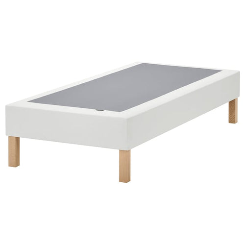 LYNGÖR - Base for slatted mattress/legs, white,90x200 cm