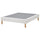 LYNGÖR slatted mattress base with legs, white, 140x200 cm