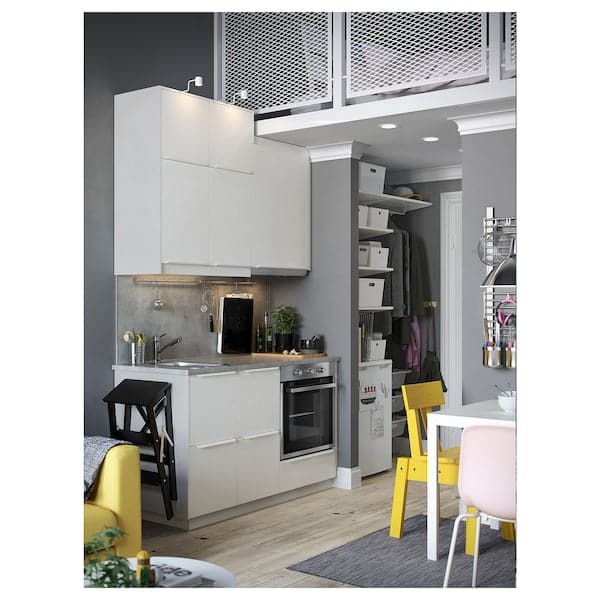 LYSEKIL - Wall panel, double sided white/light grey concrete effect, 119.6x55 cm - best price from Maltashopper.com 80551682