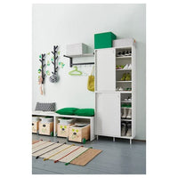 MACKAPÄR - Shoe cabinet/storage, white , 80x35x102 cm - best price from Maltashopper.com 50334751