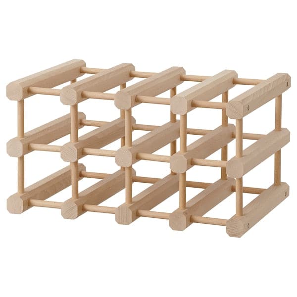 MAGNETISK - 12-bottle wine rack, solid wood - best price from Maltashopper.com 50514115