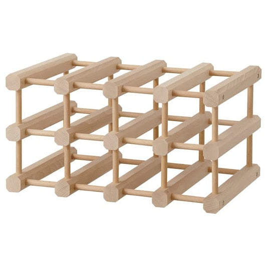 MAGNETISK - 12-bottle wine rack, solid wood - best price from Maltashopper.com 50514115