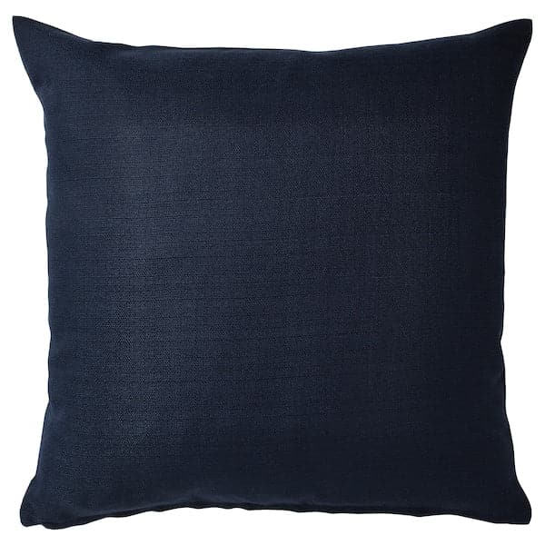 MAJBRÄKEN - Cushion cover, black-blue, 50x50 cm - best price from Maltashopper.com 70495234