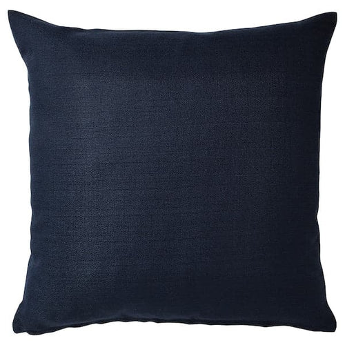 MAJBRÄKEN - Cushion cover, black-blue, 50x50 cm
