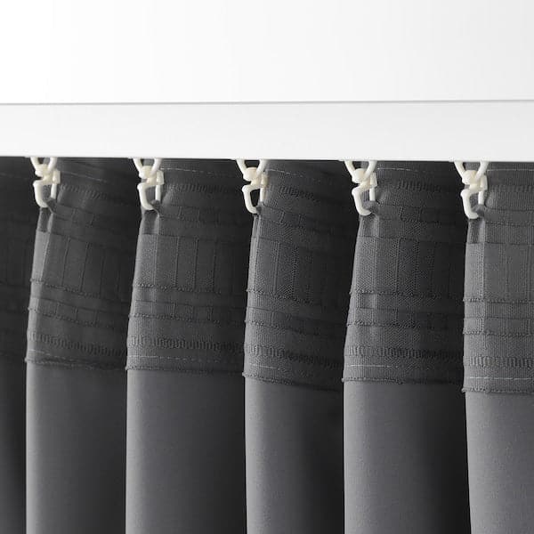 MAJGULL - Tenda oscurante, 1 pezzo, grigio, 145x250 cm , 145x250 cm