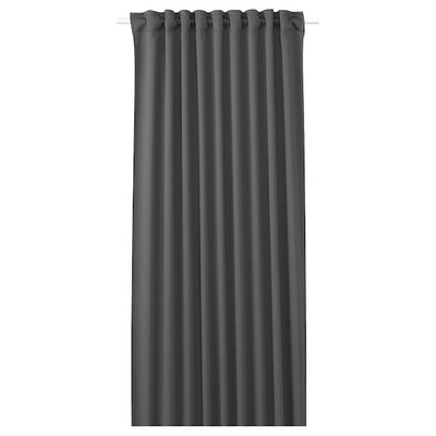 MAJGULL - Blackout blind, 1 piece, grey, 145x250 cm - best price from Maltashopper.com 90564207