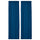 MAJGULL - Blackout blind, 2 sheets, dark blue,145x300 cm