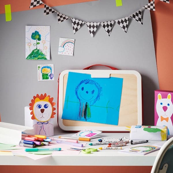 MÅLA - Portable drawing case, red - Premium Baby & Toddler from Ikea - Just €12.99! Shop now at Maltashopper.com