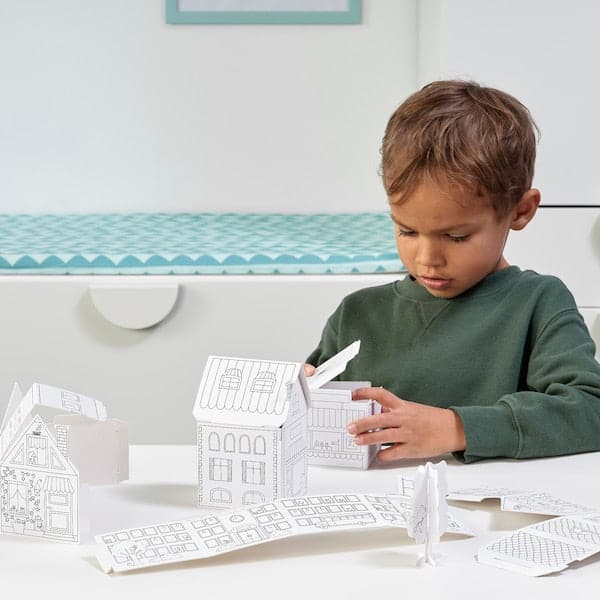 Ikea MÅLA - 10-pc cardboard town template set