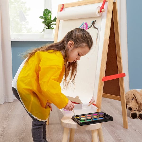 Ikea MÅLA - Apron with long sleeves, yellow