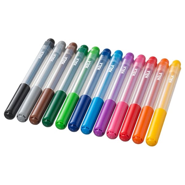 MÅLA - Felt-tip pen, mixed colours