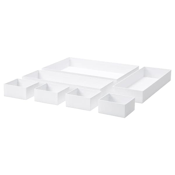 MALAREN - Box, set of 7, white