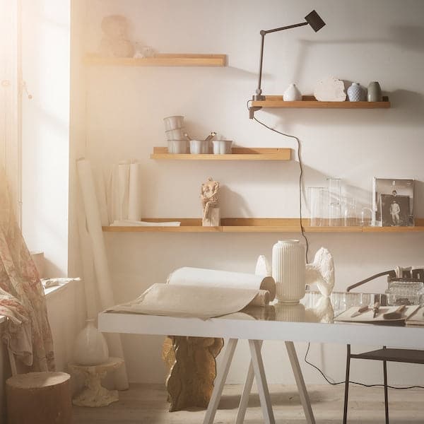 Ikea MÅLERÅS - Picture ledge, bamboo, 55 cm