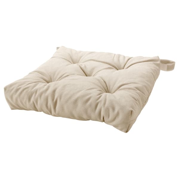 MALINDA Chair cushion - light beige 40/35x38x7 cm , 40/35x38x7 cm - best price from Maltashopper.com 10209202