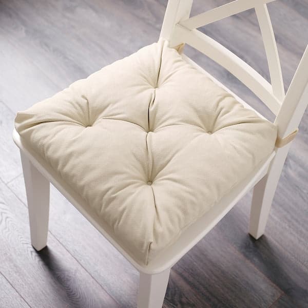 MALINDA Chair cushion - light beige 40/35x38x7 cm , 40/35x38x7 cm - best price from Maltashopper.com 10209202