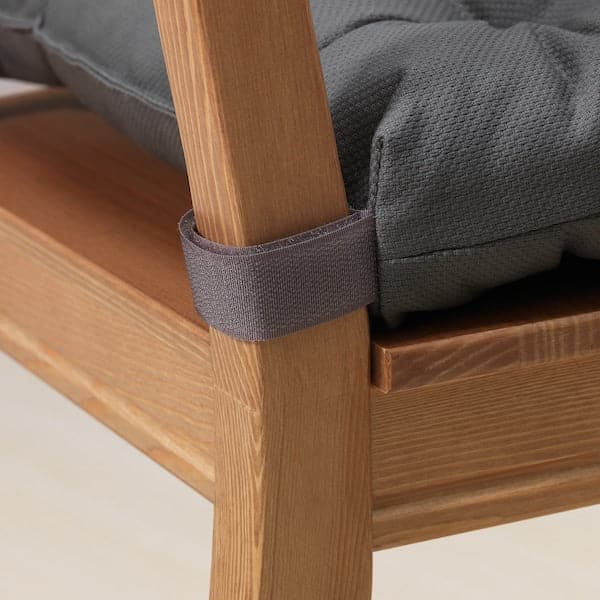MALINDA Chair cushion - grey 40/35x38x7 cm - best price from Maltashopper.com 10331014