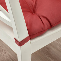 MALINDA - Chair cushion, dark red,40/35x38x7 cm - best price from Maltashopper.com 10572800