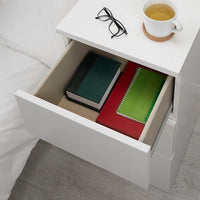 MALM - Chest of 3 drawers, white, 40x78 cm - best price from Maltashopper.com 30429613