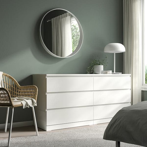 MALM Chest Of 6 Drawers, White