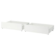 Ikea MALM - Bed storage box for high bed frame, white, 200 cm