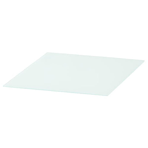 MALM - Glass top, white, 40x48 cm