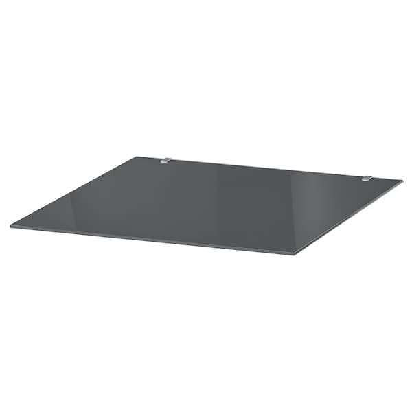 Ikea MALM - Glass top, transparent grey, 40x48 cm