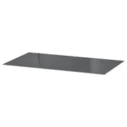 Ikea MALM - Glass top, transparent grey, 80x48 cm