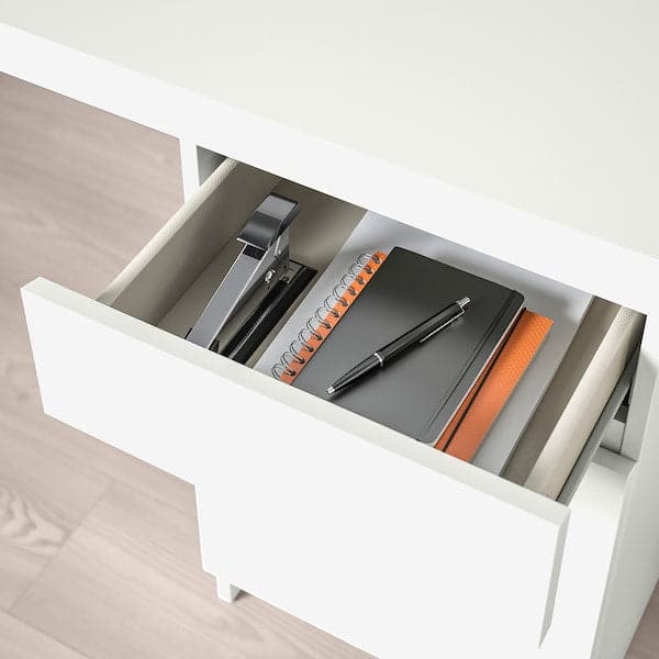 Ikea MALM - Desk, white, 140x65 cm