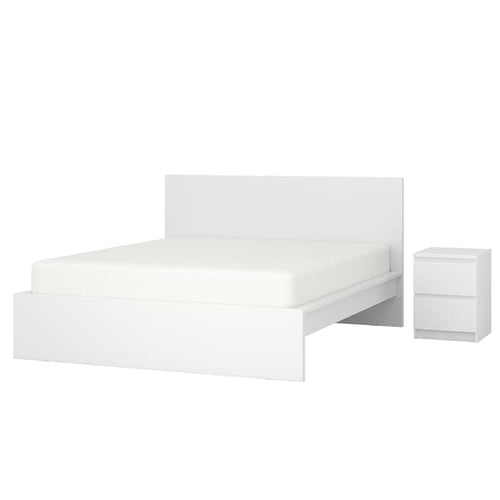 MALM - 2-piece bedroom set, white, 160x200 cm