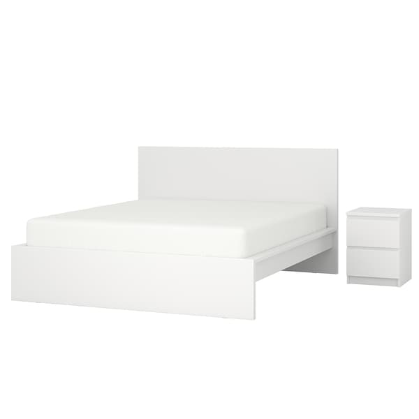Ikea MALM - 2-piece bedroom set, white, 140x200 cm