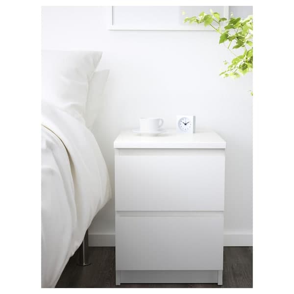 Ikea MALM - Bedroom furniture, set of 3, white
