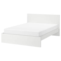 MALM High bed frame, white/Lindbåden, 160x200 cm - best price from Maltashopper.com 89494970