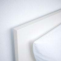 MALM High bed frame, white/Lindbåden, 160x200 cm - best price from Maltashopper.com 89494970