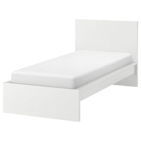 MALM Tall bed structure - white 90x200 cm , - best price from Maltashopper.com 00249487