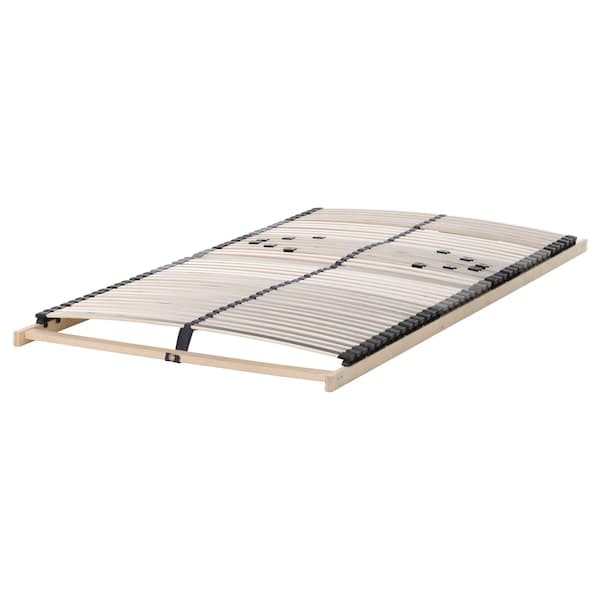 Ikea MALM Tall bed structure - brown-black/Leirsund 90x200 cm , 90x200 cm