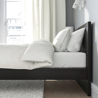 MALM Tall bed structure - brown-black/Leirsund 160x200 cm , 160x200 cm - best price from Maltashopper.com 79019841