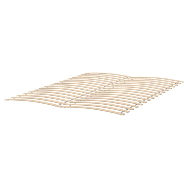 MALM Tall bed structure - brown-black/Luröy 140x200 cm , 140x200 cm - best price from Maltashopper.com 89002430