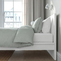 MALM - Bed frame with mattress, white/Åbygda rigid, , 140x200 cm - best price from Maltashopper.com 69544711
