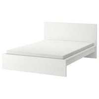 MALM bed frame with mattress, white/Åbygda firm, 160x200 cm