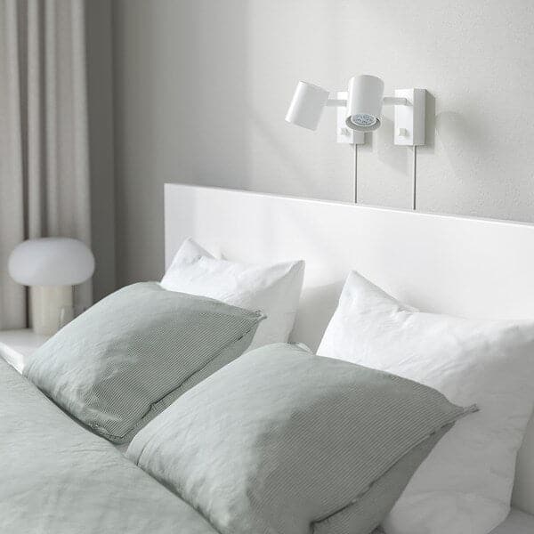 MALM - Bed frame with mattress, white/Vesteröy extra-rigid, , 140x200 cm - Premium  from Ikea - Just €660.99! Shop now at Maltashopper.com