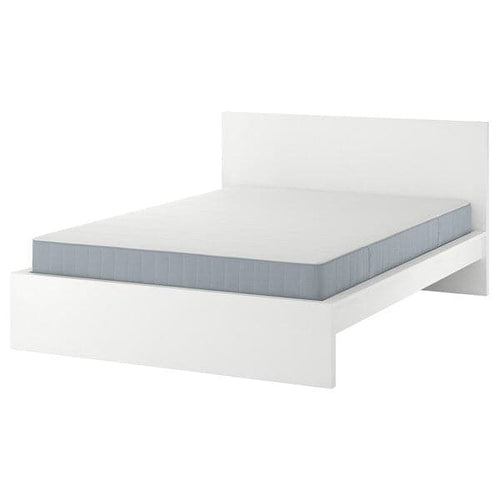 MALM - Bed frame with mattress, white/Vesteröy extra-rigid, , 140x200 cm