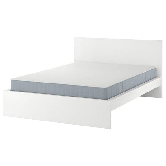 Ikea MALM - Bed frame with mattress, white/Vesteröy extra-rigid, , 160x200 cm