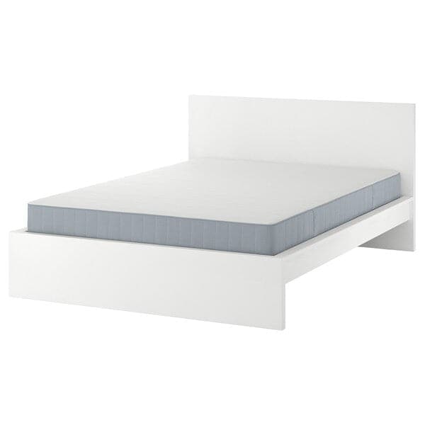 MALM - Bed frame with mattress, white/Vesteröy rigid, , 160x200 cm - best price from Maltashopper.com 89536833