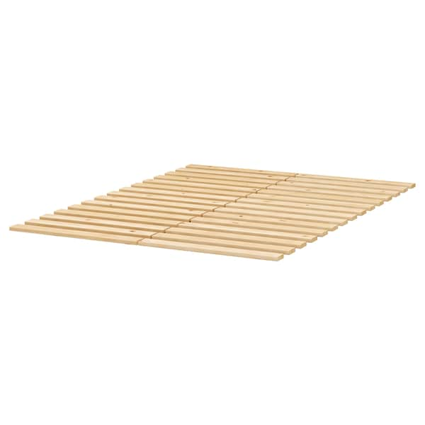 MALM - Bed frame with mattress, veneered in white mord oak/Valevåg hardwood, , 180x200 cm - best price from Maltashopper.com 79544126