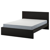 MALM - Bed frame with mattress, brown-black/Vesteröy extra-rigid, , 160x200 cm - best price from Maltashopper.com 49544463