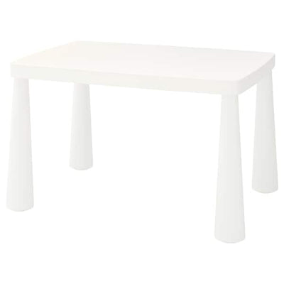 MAMMUT - Children's table, in/outdoor white, 77x55 cm - best price from Maltashopper.com 50365177