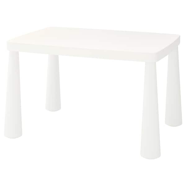 MAMMUT - Children's table, in/outdoor white , 77x55 cm - Premium Furniture from Ikea - Just €32.99! Shop now at Maltashopper.com