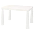 MAMMUT children's table, in/outdoor white, 77x55 cm